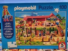 PLAYMOBIL PLAYMOBIL PUZZLE 100 1:1 VITA NELLA FATTORIA + FIGURE PROMO EXCLUSIVE