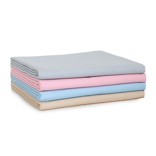 Scampolo tessuto pois cotone - tessuto,