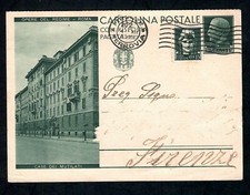 STORIA POSTALE REGNO 1933 Intero OdR 15+15c da Firenze per Città (DX)