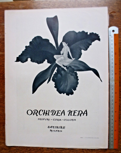 Pubblicità 1943 orchidea nera - pubblicità,