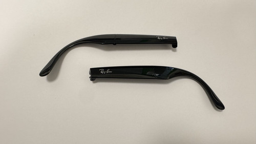 Coppia aste originali ray ban - aste,