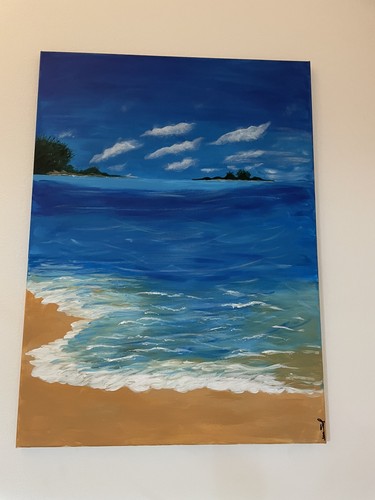 Quadro moderno dipinto mano - dipinto,