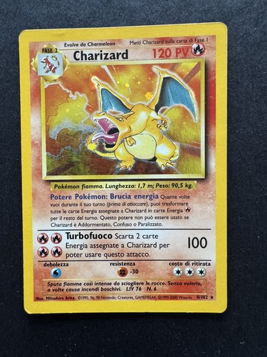 Carta pokemon charizard 102 - carta, 4/102