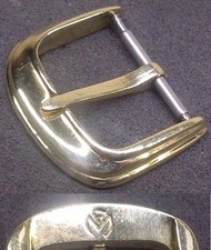 Original Frank Muller Buckle Fibbia 16mm inner Yellow Gold Plated L@@K ! !