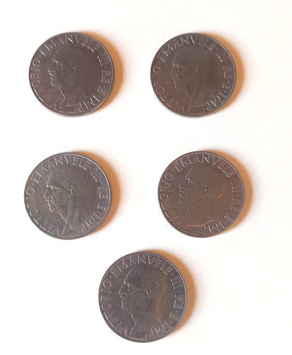 Lotto monete lira 1942 xx - 5,