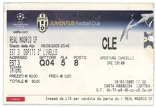Biglietto Juventus Real Madrid