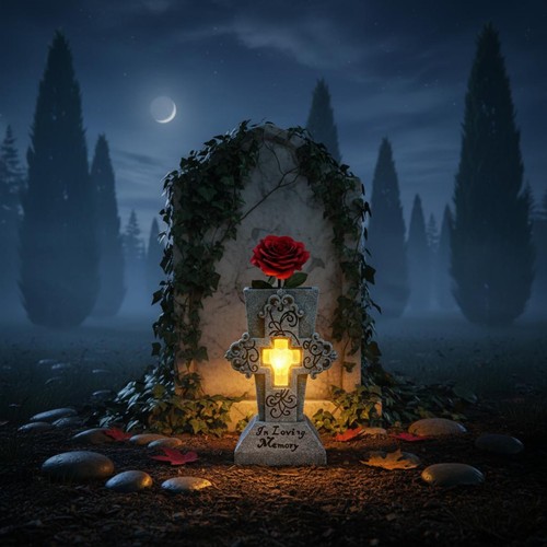 Vaso cimiteriale solare - vaso,