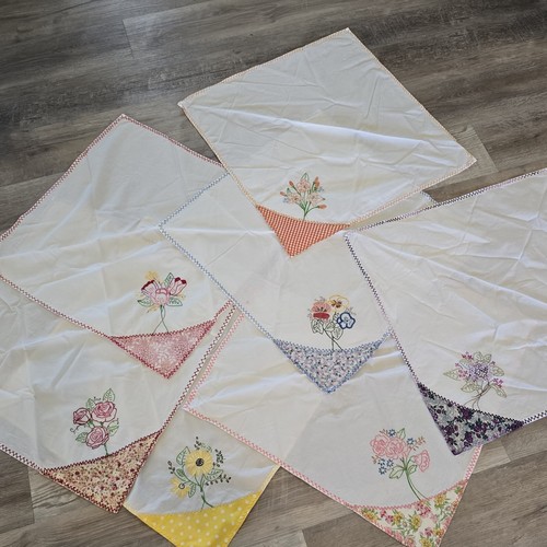 Set tovaglie vintage quadrate