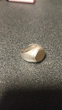 Anello Uomo Oro 18kt E Argento