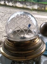 LAMPADA DA SOFFITTO PRIMI 900 OTTONE VETRO MODELLATO DESIGN ITALIANO LAMPADA DA PARETE