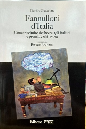 Libro fannulloni italia - d'italia, "
