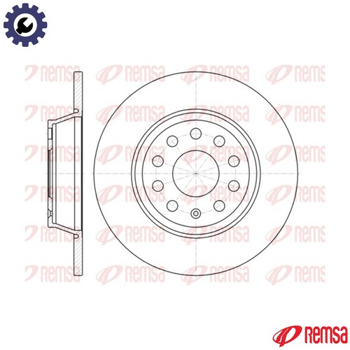 Dischi freno 6973 per - 6973.00,