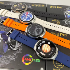 Orologio Smartwatch Uomo Donna Schermo Rotondo 1.52" Amoled Cardiofrequenzimetro