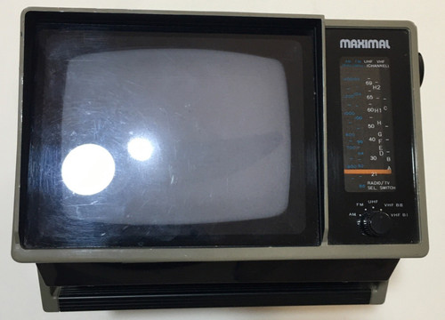 Vintage crt bianco - crt,