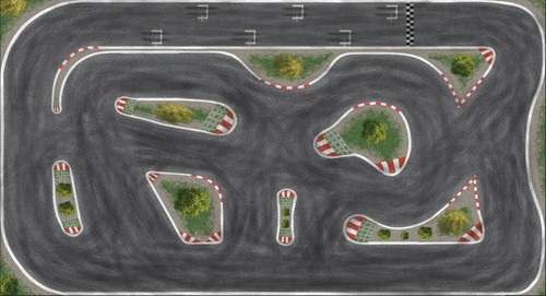 Pista piccola per - turbo, racing