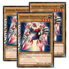 3x GUERRIERO MAGNETICO GAMMA • (Gamma The Magnet Warrior) • Comune • YGLD ITB13