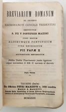 BREVIARIUM ROMANUM Pars VERNA e AUTUMNALIS - 1923 Marietti
