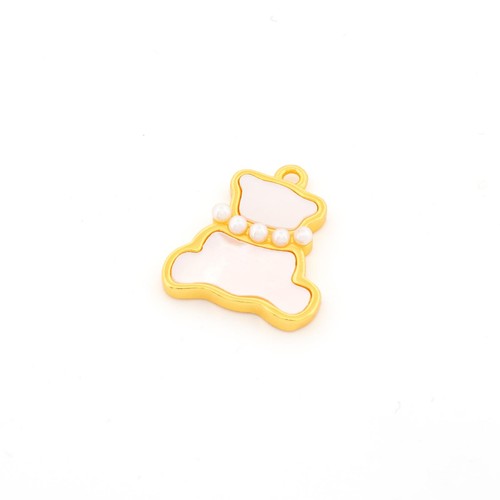 Ciondolo teddy ottone - teddy,