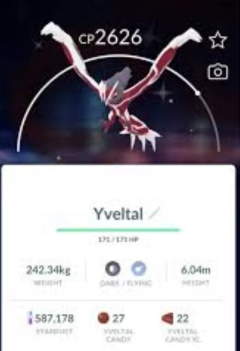 Pokémon shiny yveltal - -, p