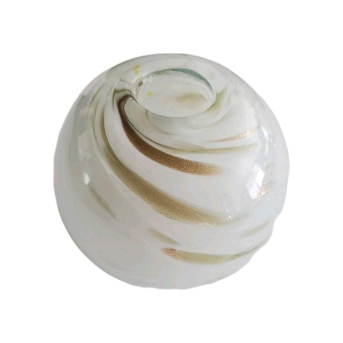 Round hand blown - round, gold