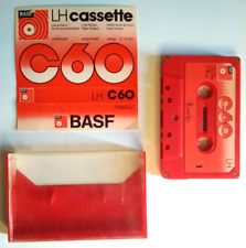 Mc Basf Lh C60 C 60 Musicassetta Vintage Compact Cassette Audiotape Usata Used D