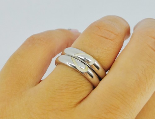 Coppia anello dell amore cuore - anello, dell'amore