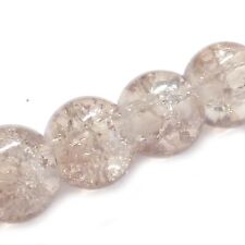 Perle di vetro crackle rotonde