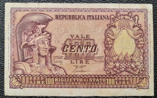 100 lire italia - 100,