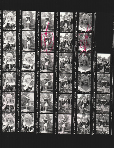 Foglio fotografico contatto - , e