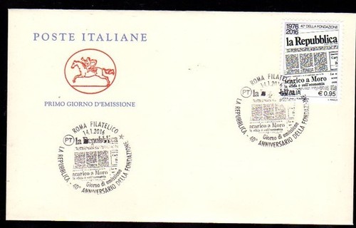 2016 busta primo giorno - busta, fdc