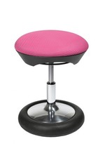Sgabello per bambini Topstar sgabello girevole Sitness Kid 20 Net cromo/rosa mora ergonomico