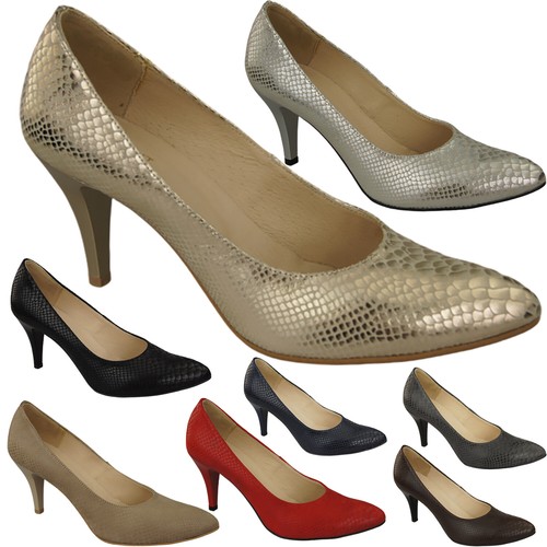 Scarpe donna decolte pelle