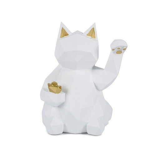 Gatto portafortuna geometrico - gatto,
