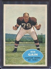 1960   Topps   Football   # 30   Bob Gain   (NM+)   Near Mint Plus