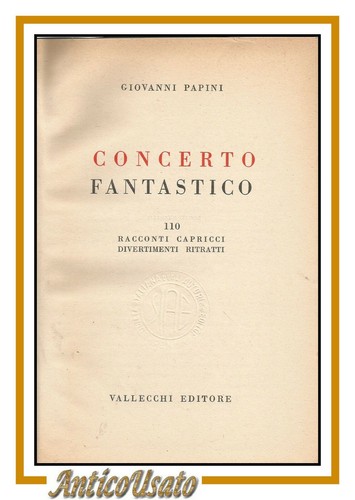 Concerto fantastico - concerto, di