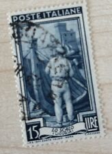 Francobolli rari  “Italia Al Lavoro” - Lo Scalo (Liguria) 15 Lire