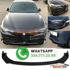 😍SOTTO PARAURTI  LOOK QUADRIFOGLIO per ALFA ROMEO GIULIA LAMA SPLITTER FRONTALE