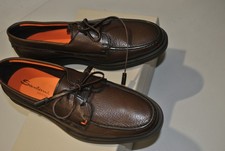 SANTONI  MOCASSINO PELLE  MARRONE  NAPPA 850,00 CART. 42  SAN-25A25V