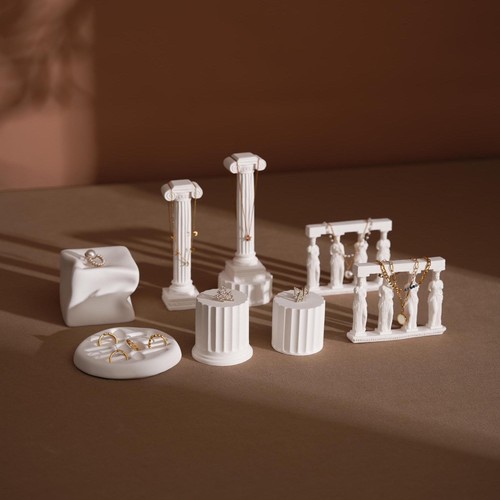 Espositore gioielli gesso - espositore,