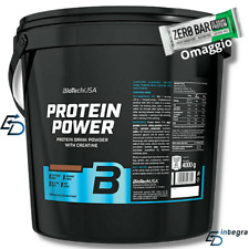 BIOTECH USA Protein Power 4 kg Proteine del Siero Latte, Soia, Caseine, Isolate