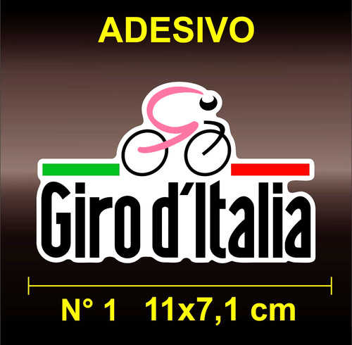 Adesivi sticker giro - giro, d'italia