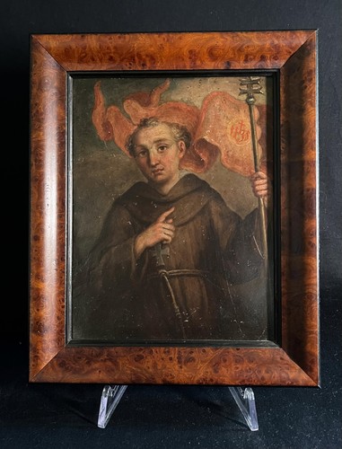 Dipinto olio lastra - su, rame