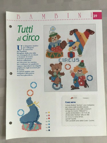 Schema punto croce bambini - punto,