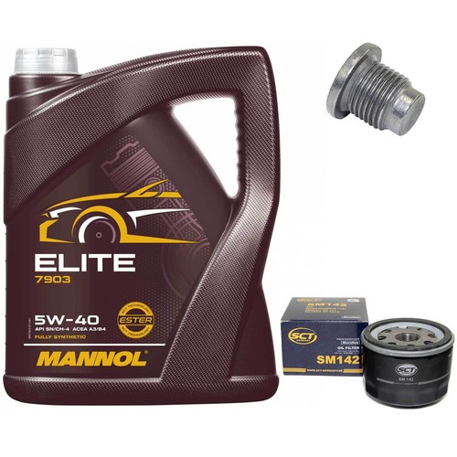 Kit olio motore 5w40 - motore, litri