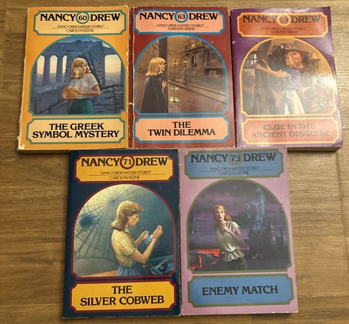 Nancy drew books lot 1980s - nancy,