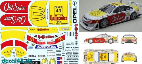 Decalcomania opel calibra - 1/43,