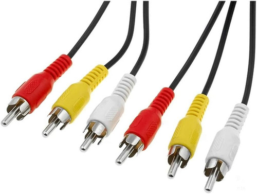 Cavo rca connettori - rca, 3x