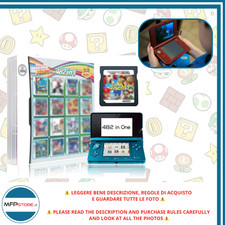 Cartuccia Multigioco 482 in 1 per Nintendo DS, DSL, DSi, 3DS, 2DS XL/LL