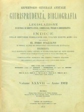 IL FORO ITALIANO REPERTORIO