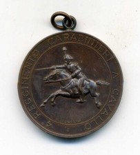 CARABINIERI MEDAGLIA IN BRONZO 4° REGGIMENTO A CAVALLO ZECCA  IN PERFETTO STATO.